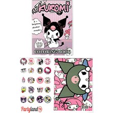 Partylandtr Kuromi Boyama Kitabı (Boyama , Sticer , Arka Kapak Maske )