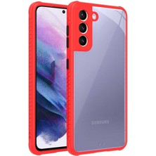 Spia Galaxy S21 Kılıf ​​spıa Kaff Kapak-Kırmızı