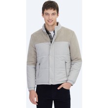 Kip Bej Regular Fit Micro Jel Elyaflı Spor Ceket