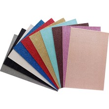 Alpjoy 50X70 Eva Tabaka Simli Karışık Renk 10LU Paket