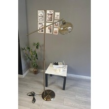 Bamyum Solvia Cam Bal Rengi Makas Gövde Lambader Modern Oturma Odası