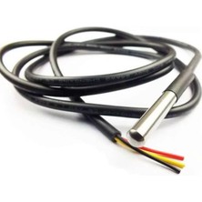 Su Geçirmez DS18B20 Isı ve Sıcaklık Sensörü - Arduino Uyumlu Dijital Termometre