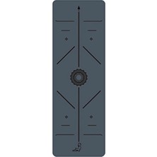 Petarya Kaydırmaz 1.5 mm Doğal Kauçuk Yoga & Pilates Seyahat Matı Mavi 183x68 cm Tekil Kullanım