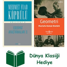 Alfa Yayınları Mehmet Fuad Köprülü Külliyat 6 + Geometri + Dünya Klasiği Hediye