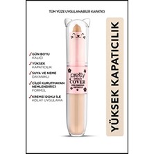 Pretty Beauty Likit Fırçalı - Stıck Göz Altı Kapatıcısı Concealer 2in1