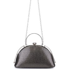 Tamer Tanca Kadın Suni Deri Antrasit Abiye Çanta 1083 031 Bn Cnt SK25-26 Antrasıt Fsly