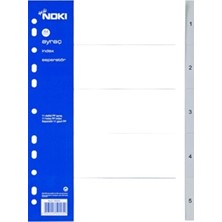 Noki A4 Seperatör 1-10 Rakamlı Plastik A4 59210