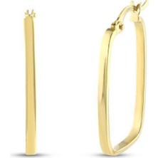 Assos Pırlanta Altın Tasarım Küpe - 14K