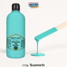 ART IST Kendinden Vernikli PLUS Vernikli Akrilik Boyalar 500ML - 009 Akuamarin