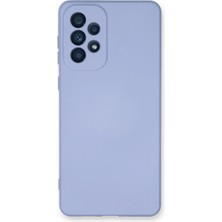 Samsung Galaxy A73 5g Kılıf Nano Içi Kadife Silikon - Lila - FKU5765-2526