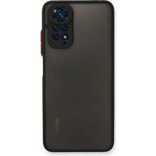 Xiaomi Redmi Note 11 Kılıf Montreal Silikon Kapak - Siyah - FKU7993-8959
