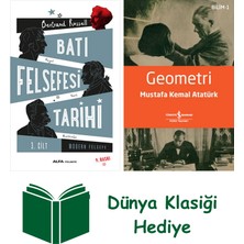 Alfa Yayınları Batı Felsefesi Tarihi 3. Cilt + Geometri + Dünya Klasiği Hediye