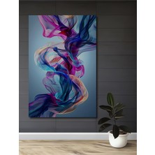 Teona Ahşap Soyut Renk Cümbüşü Dijital Baskı Ahşap Dekoratif Tablo Dikdörtgen Tablo