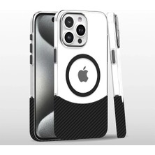 iPhone 16 Pro Carbon Puzzle Magsafe Kapak - Siyah-2 - FKU5858-3500