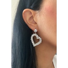 Liveyn Design Damla Kristal ve Zirkon Taşlı Abiye Küpe