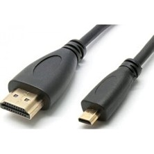 Alfais 4746 Micro-Mikro To HDMI Çevirici Dönüştürücü Adaptör 3 Metre Tv Kablosu Tablet Laptop