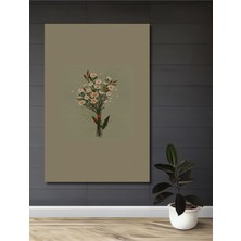 Teona Ahşap Papatya Buketi Sulu Boya Görünümlü Ahşap Dekoratif Tablo Dikdörtgen Tablo