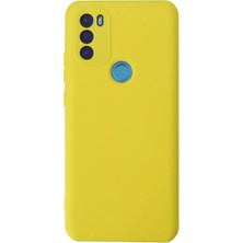 General Mobile Gm 21 Plus Kılıf Nano Içi Kadife Silikon - Sarı - FKU5378-6747