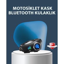 Bluetooth 5.3 Kask Kulaklığı Su Geçirmez Gürültü Azaltıcı - F478K055-U05478