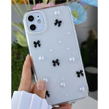 Go Aksesuar Iphone 12 ve 12 Pro Uyumlu Inci Kamera Tasarım Oyuncaklı Esnek Silikon Kılıf