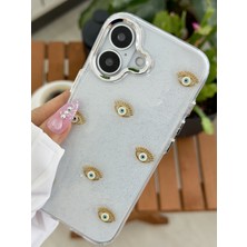 Go Aksesuar Iphone 17 Uyumlu Mini Nazar Oyuncak Tasarımlı Silikon Kılıf