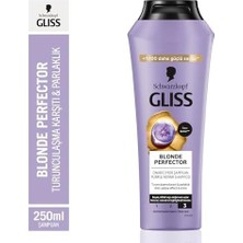 Store Fullf Gliss Blonde Perfector Turunculaşma Karşıtı Onarıcı Şampuan Peptit ve Yaban Mersini Özü ile 250 ml