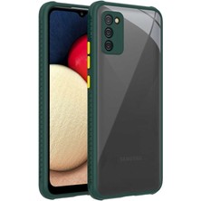 Spia Galaxy A02S Kılıf ​​spıa Kaff Kapak-Koyu Yeşil