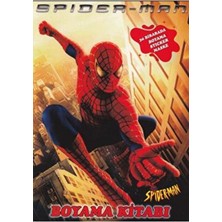 Örümcek Adam Aktivite Kitabı Boyama Kitabı + Maske + Sticker 3'ü Bir Arada Çocuklar İçin Eğlenceli