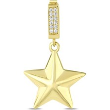 Assos Pırlanta Altın Yıldız Kolye Ucu - 14K