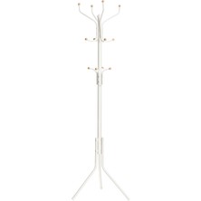 Store Fullf Askı, Sağlam Metal Askısı, Boyu Yaklaşık 182 Cm, Beyaz, RCR19W