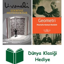 İnkılap Kitabevi Edebiyat Mutluluktur + Geometri + Dünya Klasiği Hediye