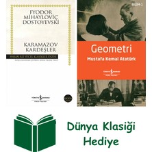 İş Bankası Kültür Yayınları Karamazov Kardeşler + Geometri + Dünya Klasiği Hediye