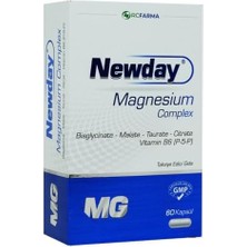 Newday Magnezyum Complex 60 Kapsül Türkiye Menşeli Besleyici İçerik ile Enerji Desteği
