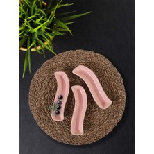 Store Fullf Mat Açık Pembe Ivory Zeytinlik 18 cm 3 Adet