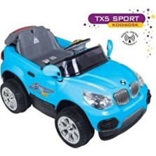  aliş akülü çocuk arabası 12 volt turbo uzaktan kumandalı tx5 sport 605-k