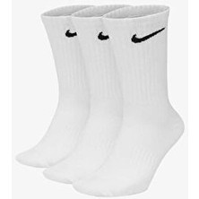 Nike Everyday Crew 3pr Unisex Beyaz Futbol Çorabı SX7676-100
