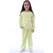 Kyex Kız Çocuk Alt Üst Kaşkorse Pamuklu Eşofman Takımı