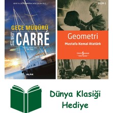 Alfa Yayınları Gece Müdürü + Geometri + Dünya Klasiği Hediye