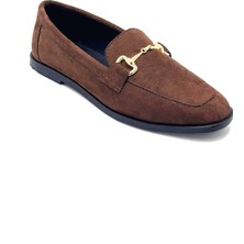 Kindep Mis Toka Detaylı Günlük Kadın Babet Taba Süet