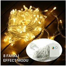 kulvaravm 10 Metre 100 Ledli Fişli LED Işık Günışığı Dekor Lambası Yılbaşı Ağacı Işığı LED Işık