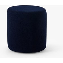 FRAMGAN Düz Yuvarlak Puf – Makyaj Masası Pufu - Ayak Uzatma Pufu