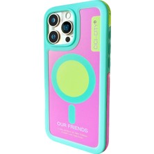 Boğazören iPhone 16 Pro Yeşil Magsafe Shockproof Kılıfı Uyumlu Premium Kılıf Güçlendirilmiş Köşe + Kamera
