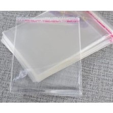 Store Fullf Şeffaf Bantlı Jelatin - Yapışkanlı Poşet - 1000 Adet Opp 10 cm x 15 Cm.