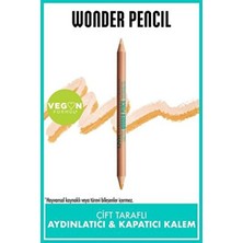 NYX Professional Makeup Wonder Pencil Çift Taraflı Aydınlatıcı Kalem - Krem Renkli  Vegan Formül