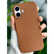 Go Aksesuar Iphone 16 Uyumlu Içi Kadife Esnek Silikon Leke Tutmaz Lansman Kılıf