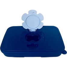 Tupperware Islak Mendil Makyaj Kutusu, Bebek Çocuklar Için, 650 Ml, Koyu Mavi