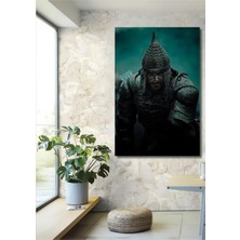 Teona Ahşap Bozkırın Askerleri Yağlı Boya Görünümlü Ahşap Dekoratif Tablo Dikdörtgen Tablo