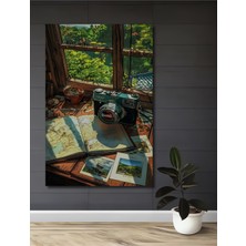 Teona Ahşap Ahşap Dekoratif Tablo Seyahat Anıları Yağlı Boya Görünümlü Sanat Eseri Dikdörtgen Tablo