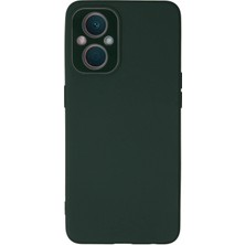 Oppo Reno 7 Lite Kılıf Lansman Glass Kapak - Koyu Yeşil - FKU9936-7318