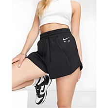Nike Sportswear Air Kadın Şort Yüksek Bel Düz Desenli Regular Fit Özellikli